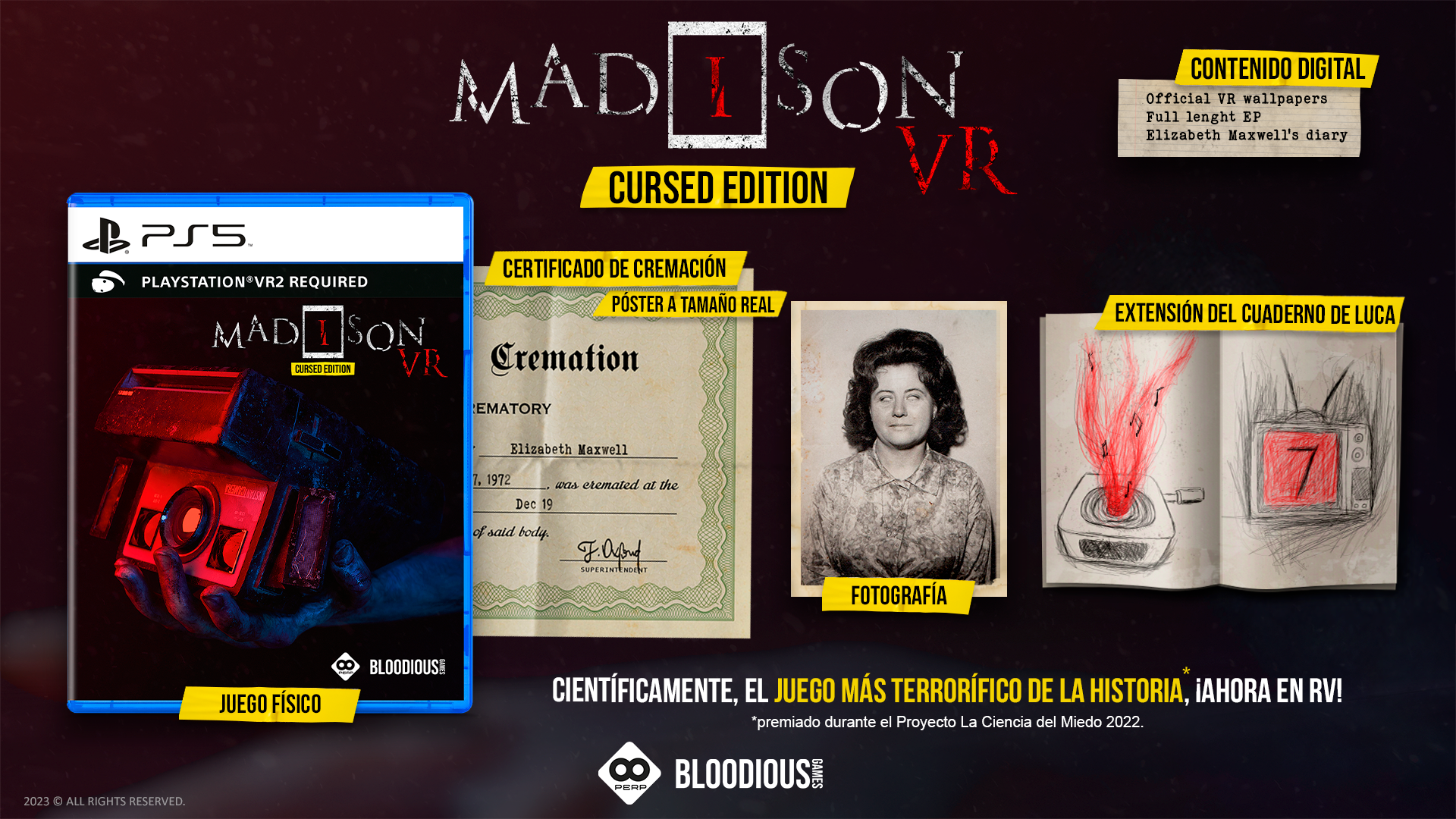 MADiSON VR llega en una aterradora edición física