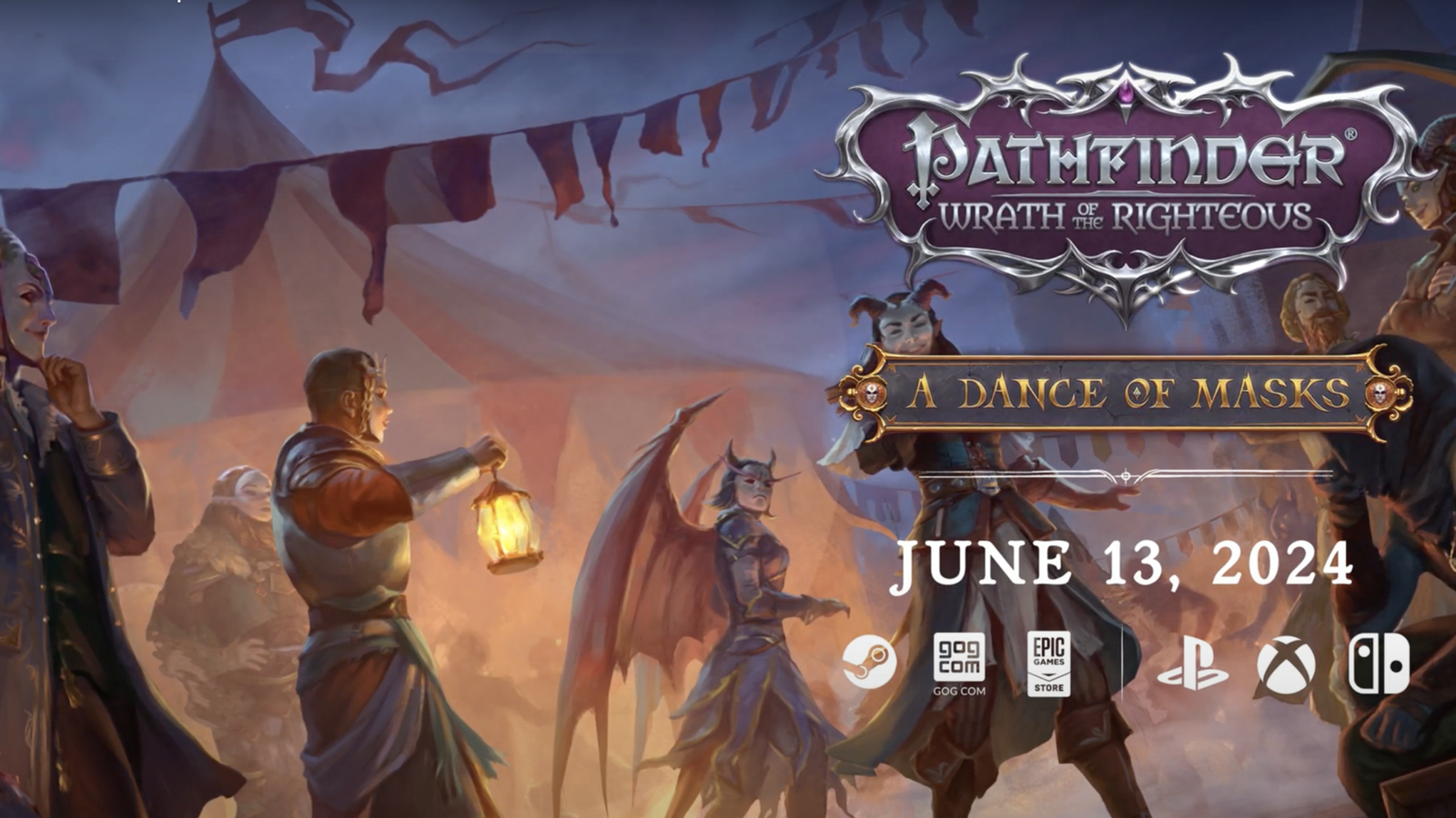La nueva expansión de Pathfinder: Wrath of the Righteous A Dance of Masks nos llevará al inicio de todo