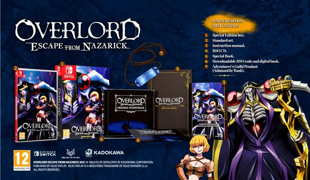 Overlord Escape from Nazarick - Edición física