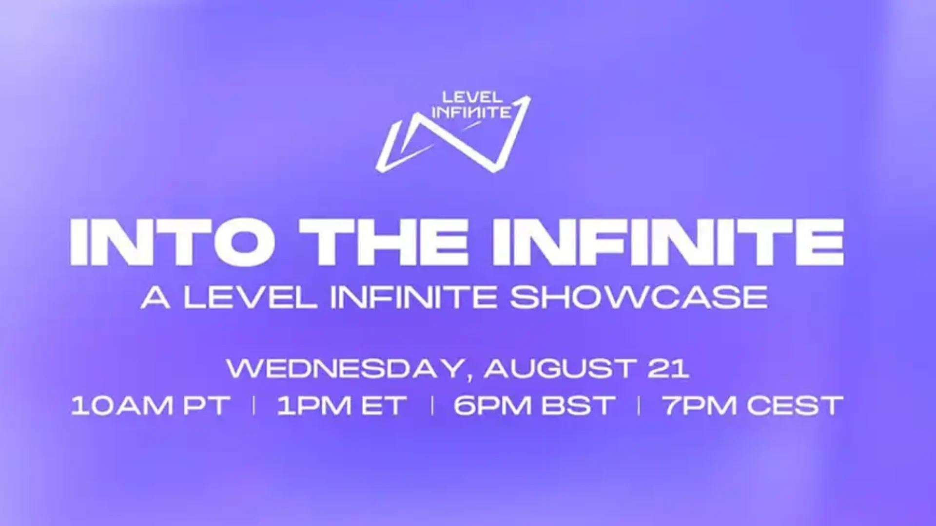 Into the Infinite showcase: todos los anuncios y tráilers