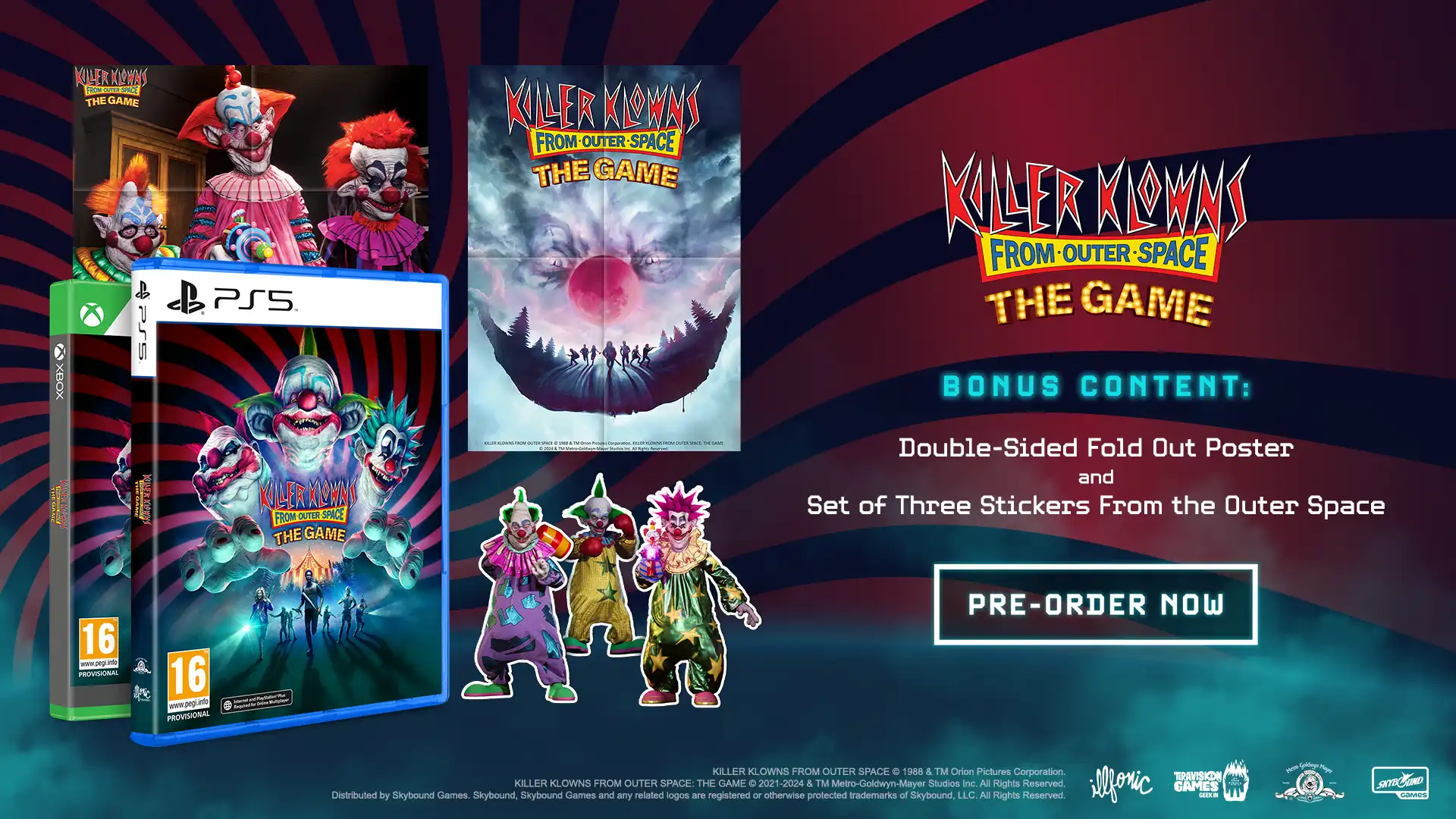 Killer Klowns From Outer Space The Game - Edición física