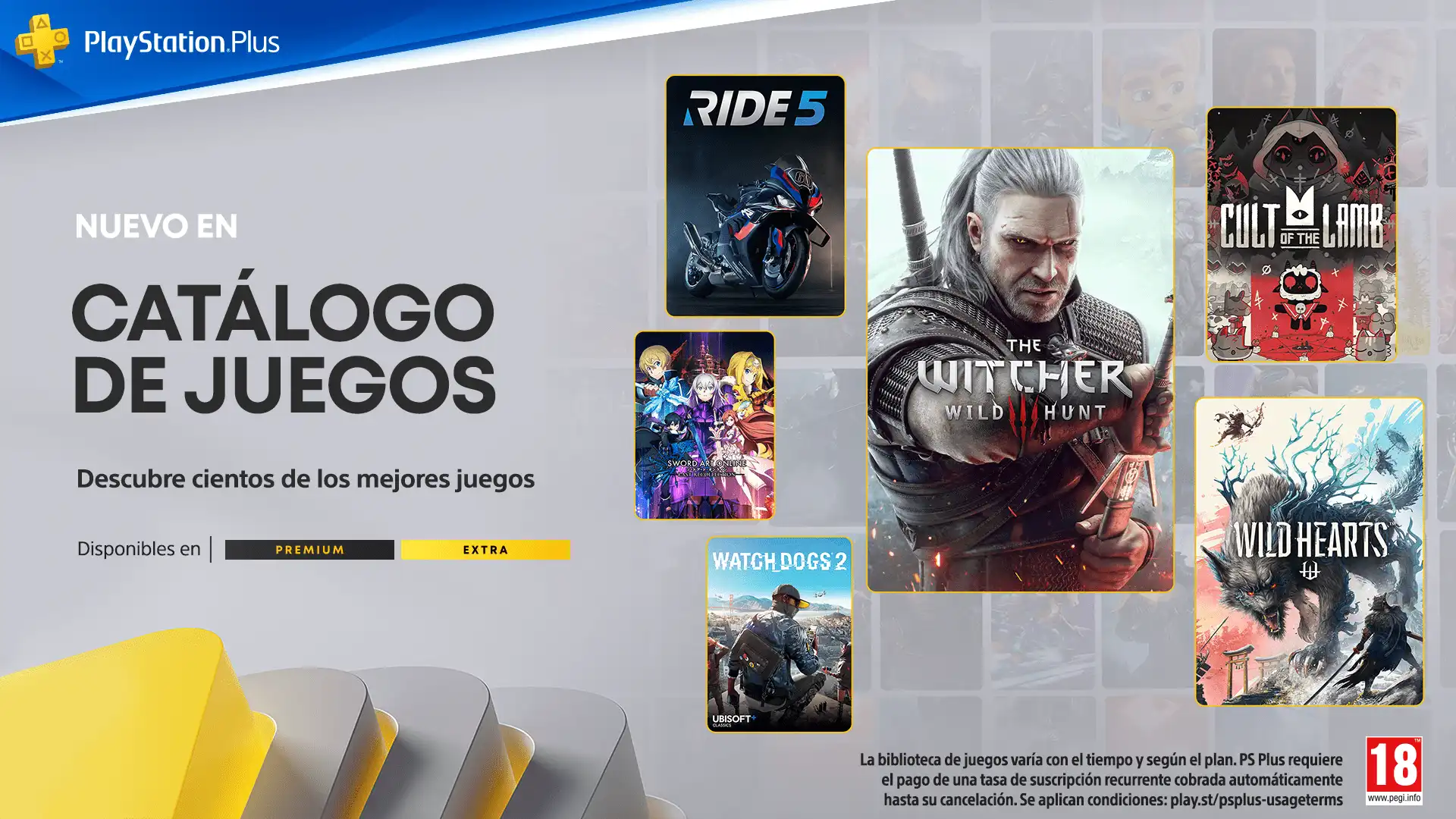 PlayStation Plus Extra y Premium - Agosto