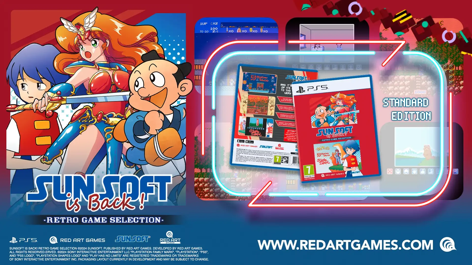 Sunsoft is Back! Retro Game Selection