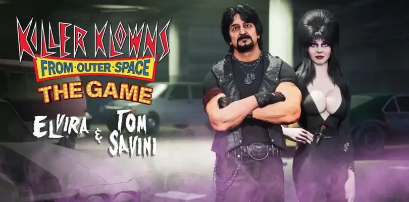 Killer Klowns From Outer Space The Game - Elvira y Tom Savini