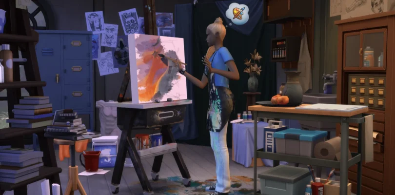 Los Sims 4 - Estudio de Arte y Cuarto de Cuentos