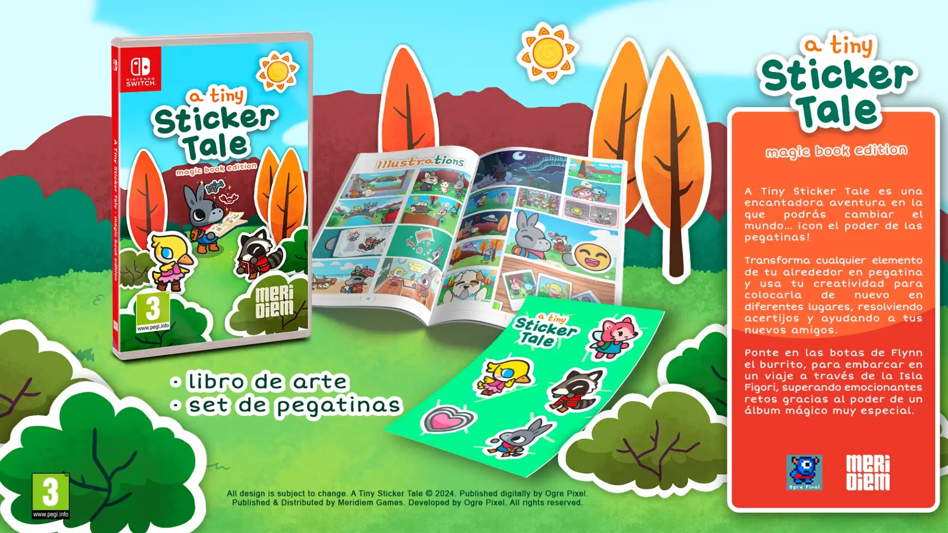 A Tiny Sticker Tale - Magic Book Edition