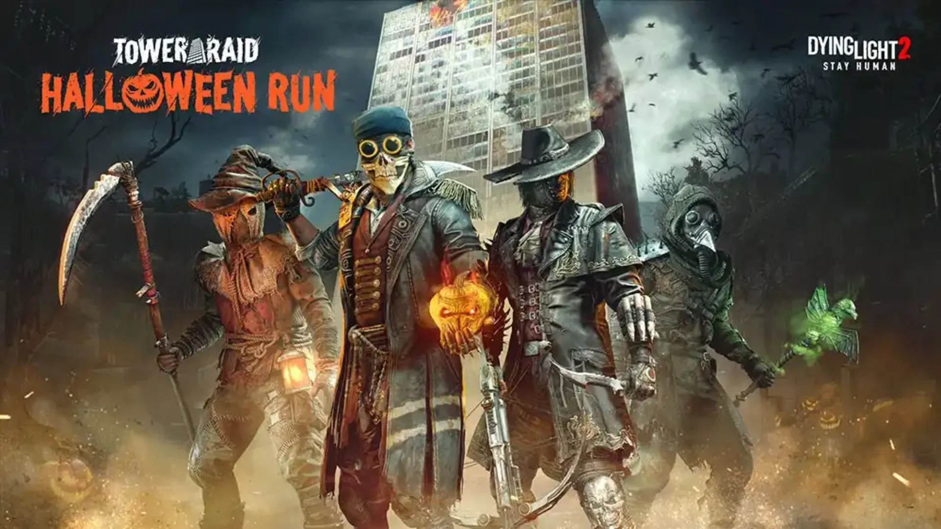 Dying Light 2 Stay Human - Tower Raid Halloween Run