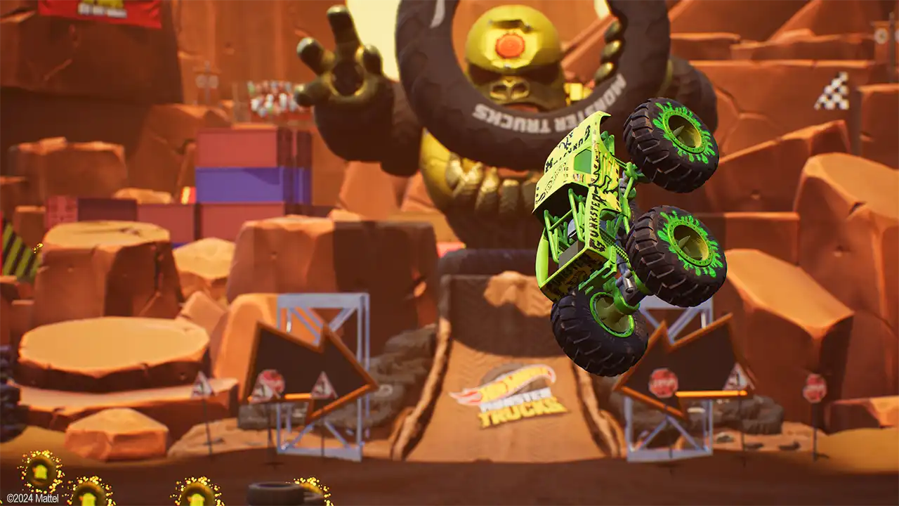 Hot Wheels Monster Trucks Stunt Mayhem