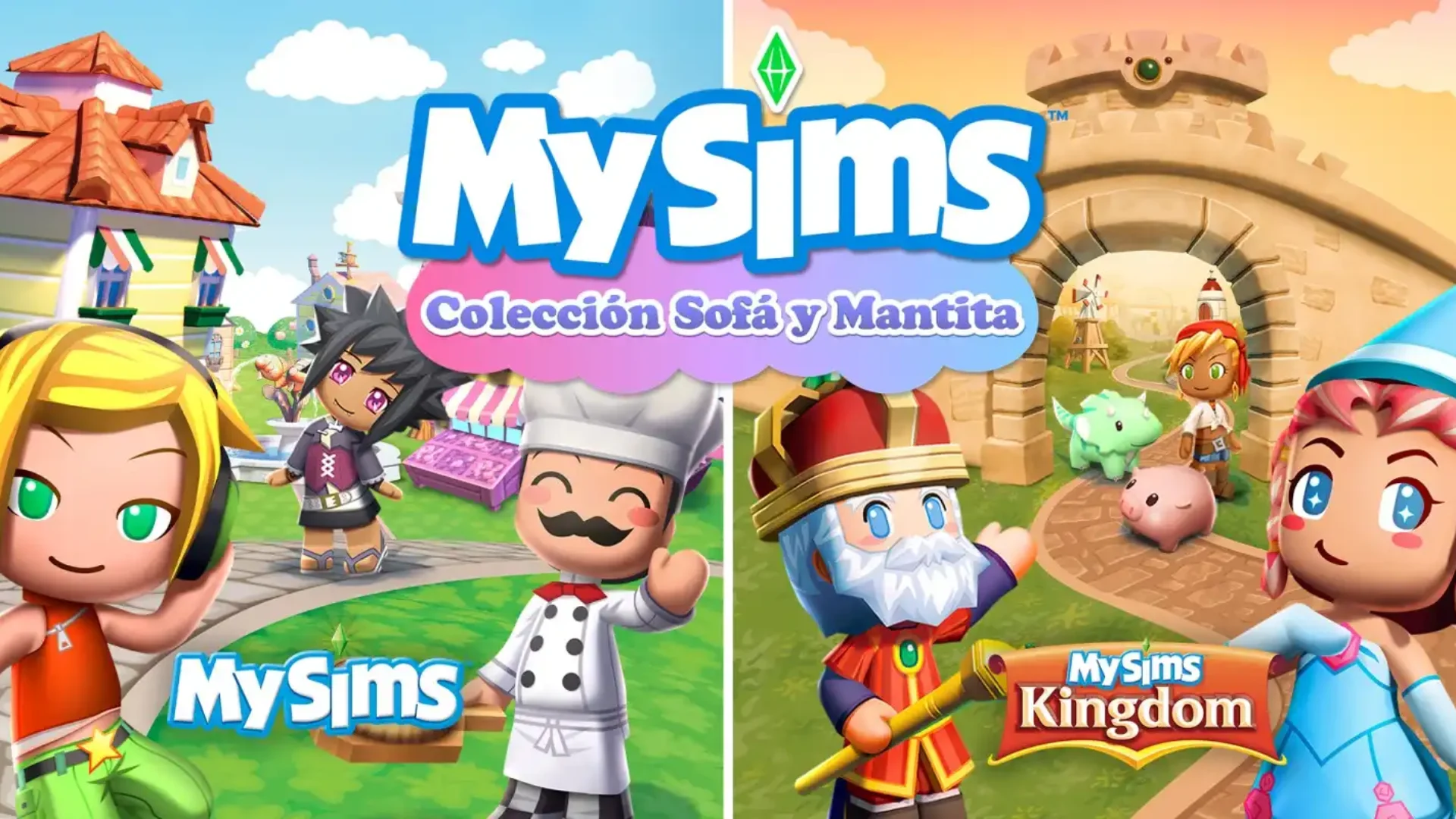 MySims Colección Sofá y Mantita