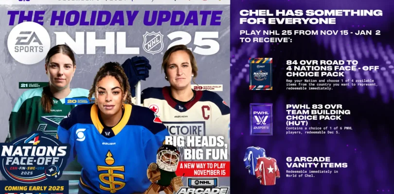 NHL 25 - Actualización navideña