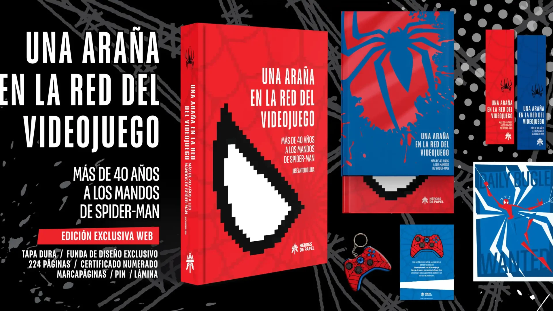 Una araña en la red del videojuego - Heroes de Papel