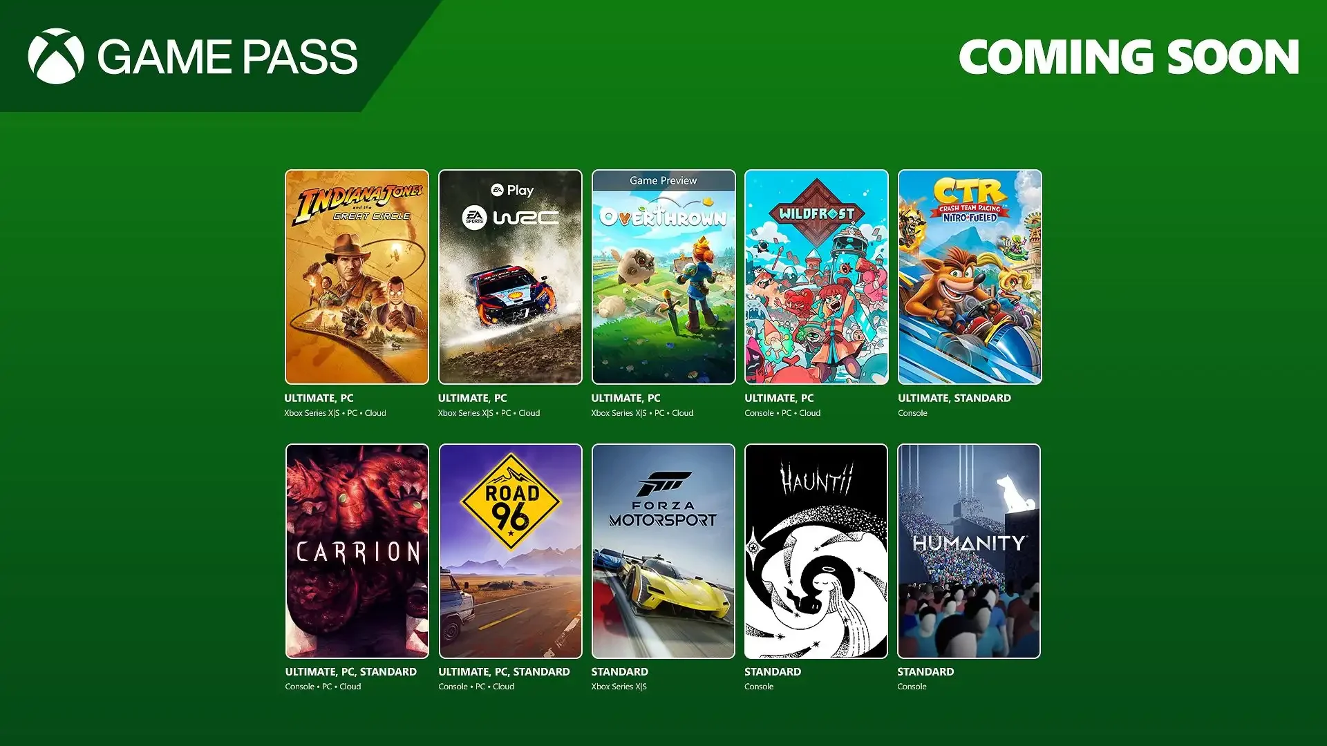 Xbox Game Pass - Diciembre
