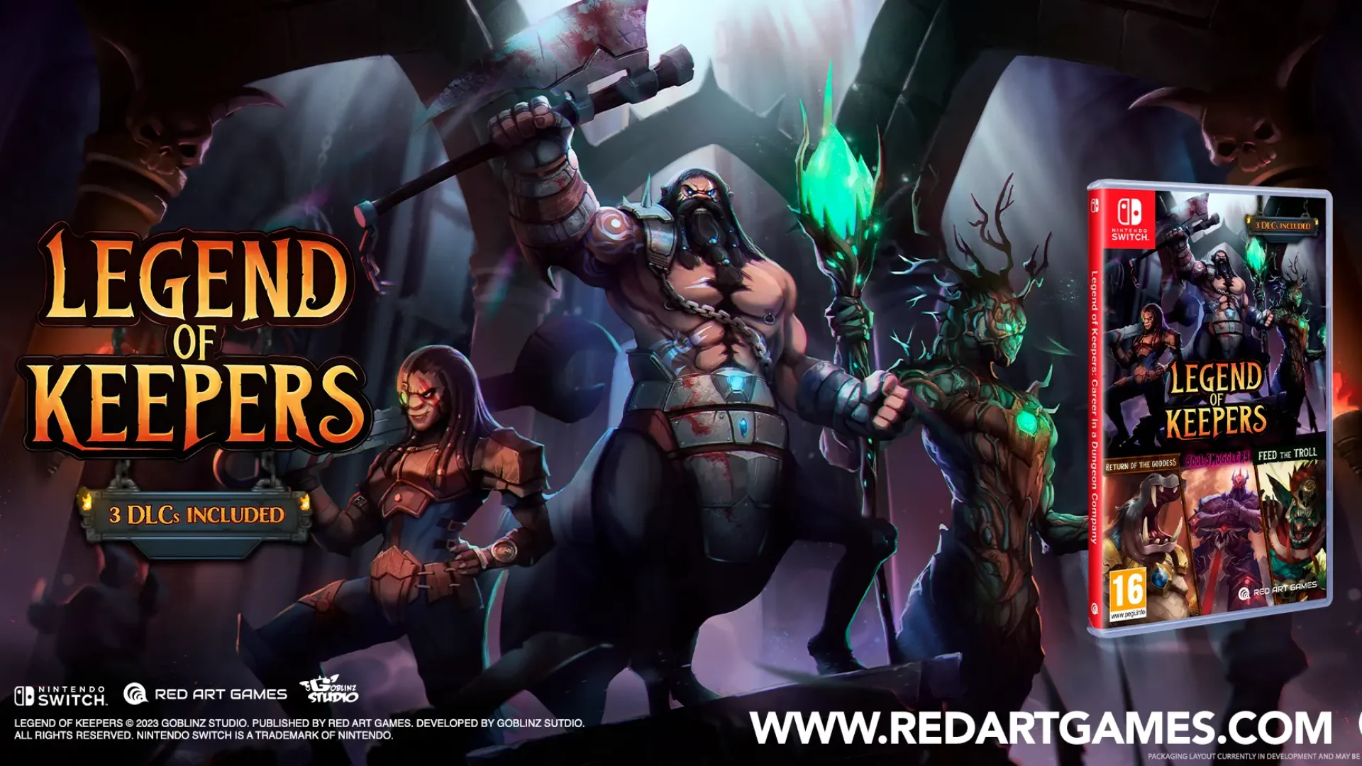 Legend of Keepers Careers of a Dungeon - Edición física