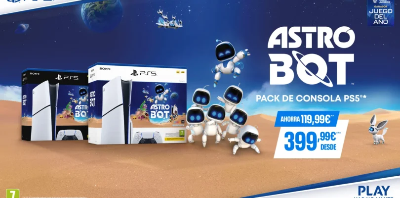 Astro Bot protagoniza los nuevos packs de PlayStation 5