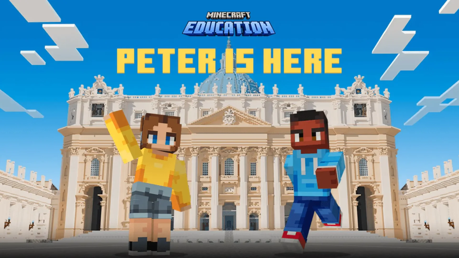 Minecraft Education - Peter is Here
