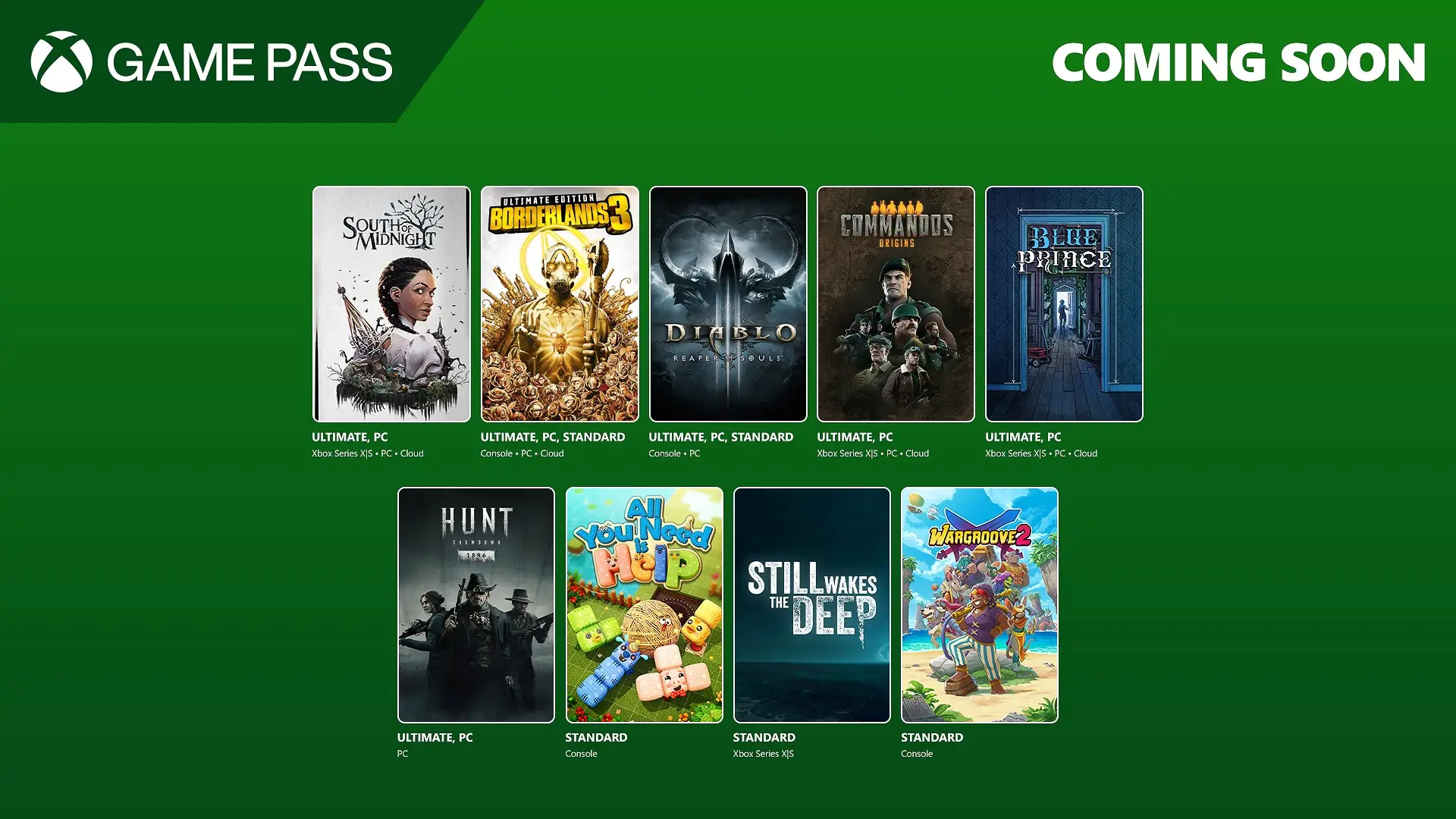 Xbox Game Pass - Abril