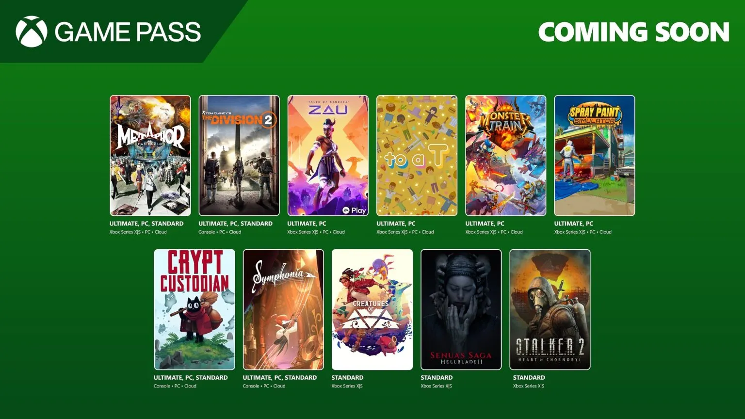 Xbox Game Pass - Mayo 2025