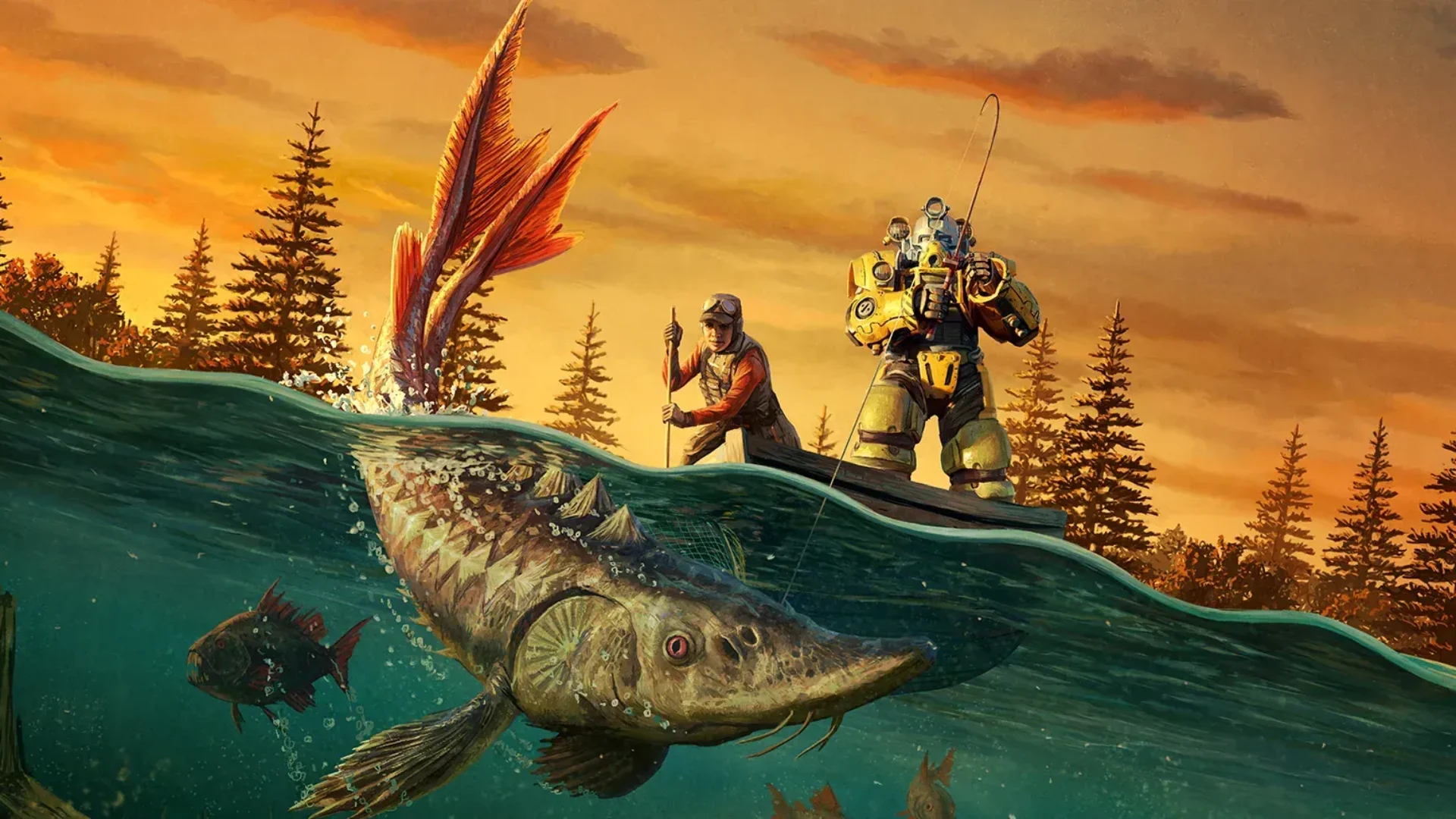 Fallout 76 Fisión de Pesca