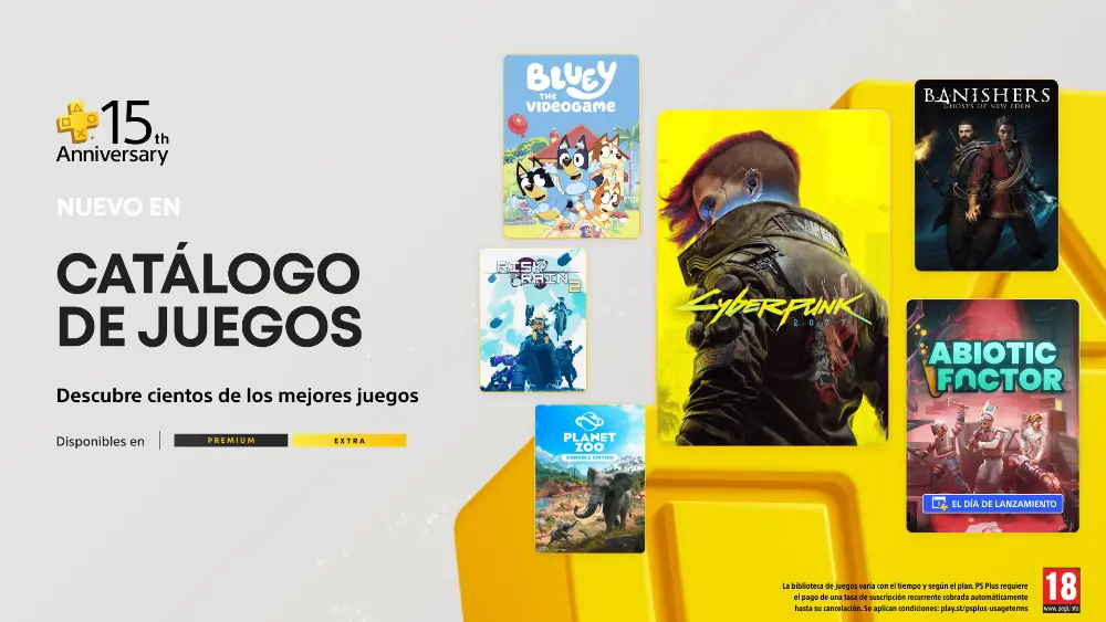PlayStation Extra y Premium - Julio 2025