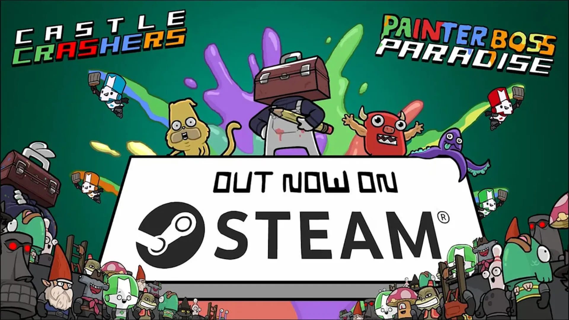 Castle Crashers - Painter Boss Paradise