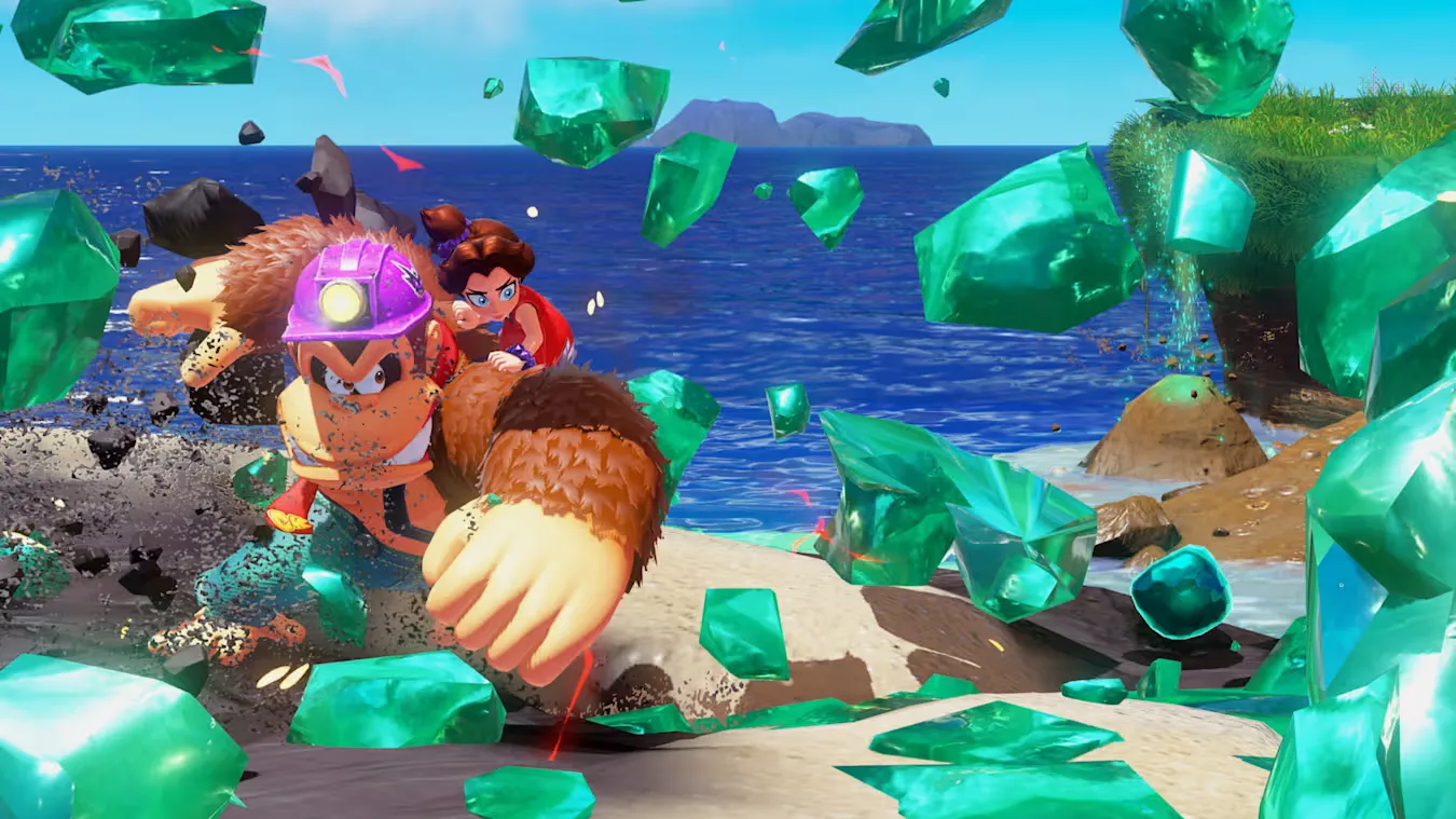 Donkey Kong Bananza Isla de DK + Caza de Esmeraldas