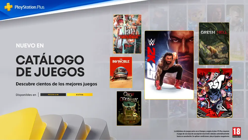 PlayStation Plus Extra Premium - Septiembre 2025