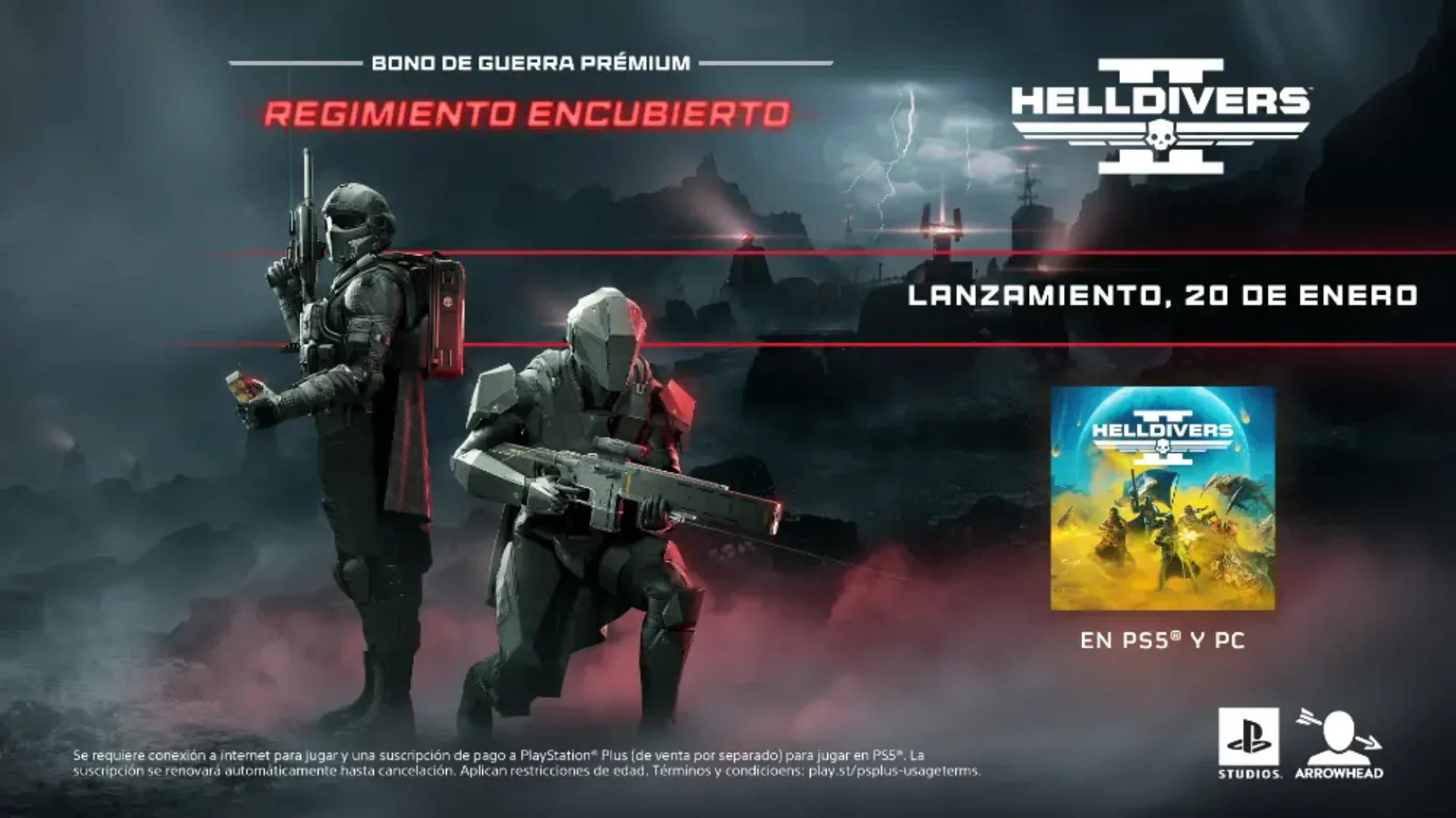 Helldivers 2 - Bono de guerra Premium Regimiento Encubierto