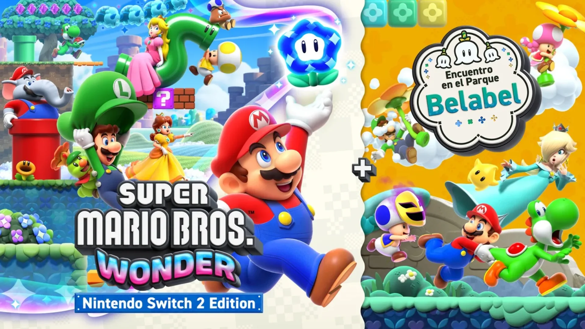 Super Mario Bros. Wonder – Nintendo Switch 2 Edition + Encuentro en el Parque Belabel