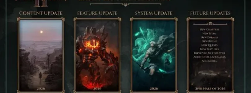 Titan Quest II - Hoja de ruta 2026