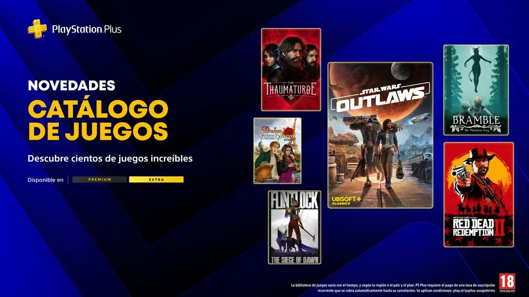 PlayStation Plus Extra Premiun - Mayo 2026