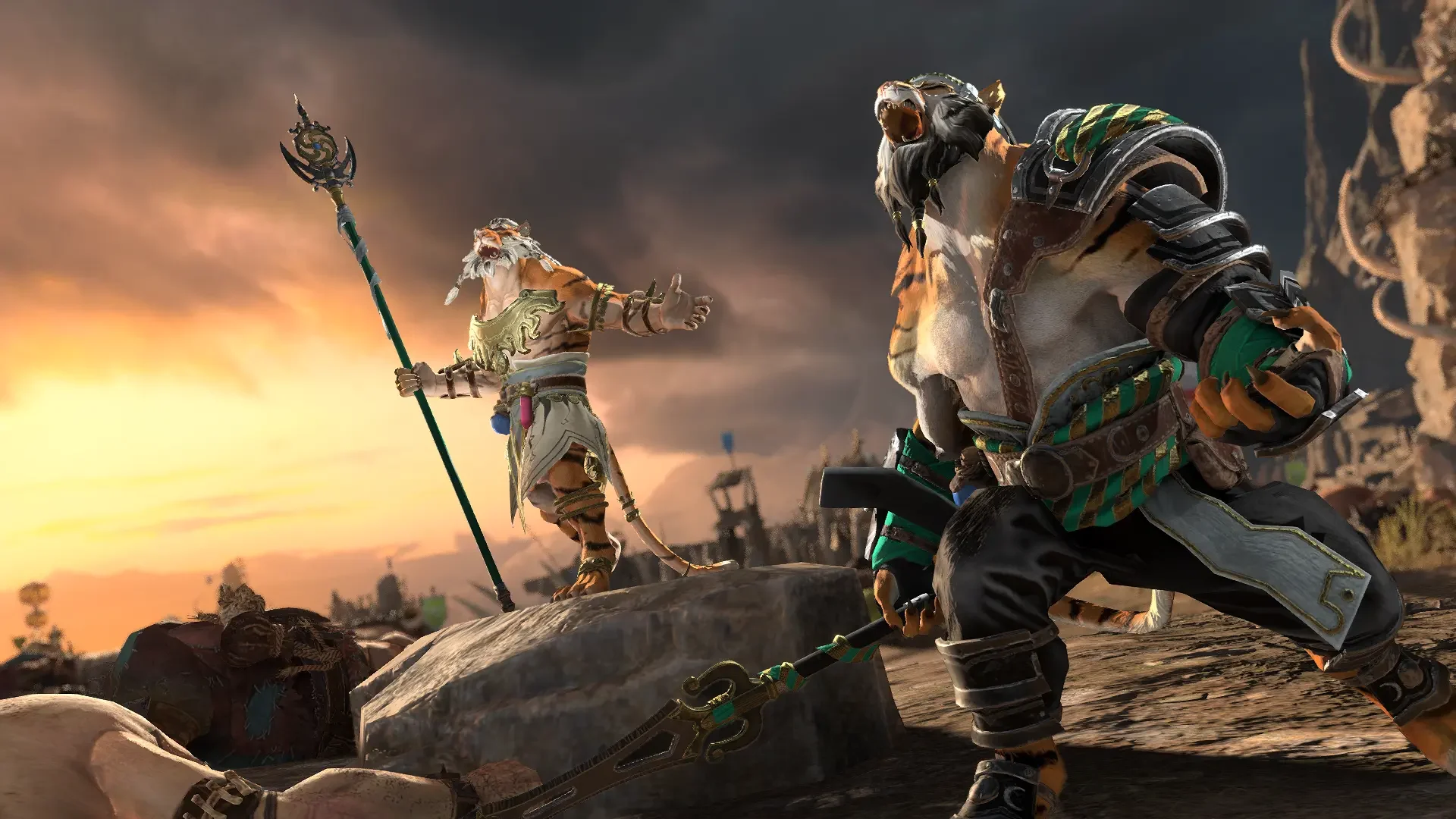 Total War Warhammer 3 - Bhashiva y los Guerreros Tigre