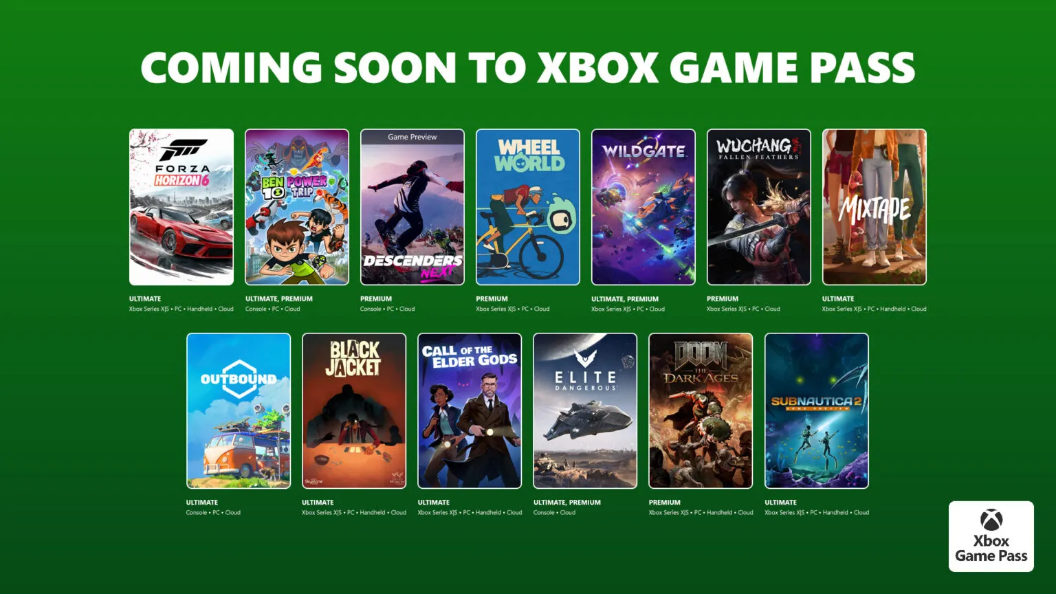 Xbox Game Pass - Mayo 2026
