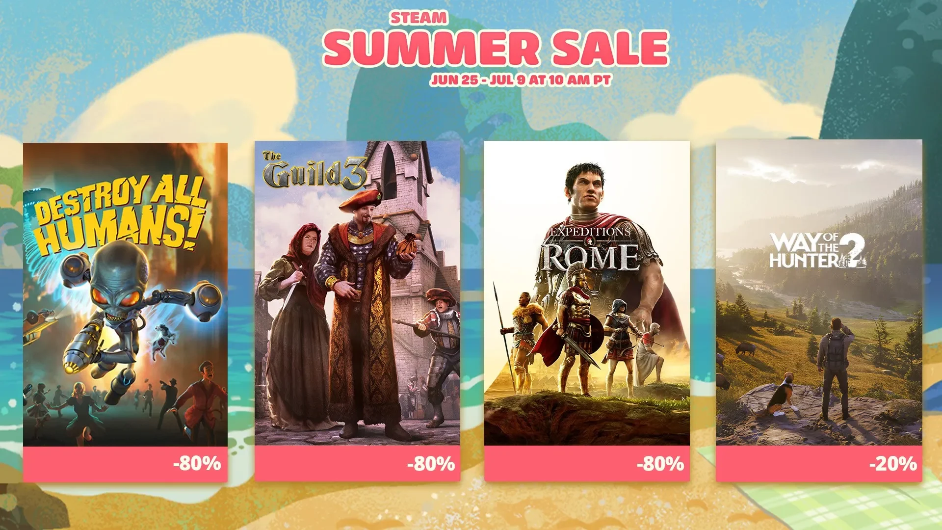 THQ Nordic - Rebajas de verano de Steam 2026