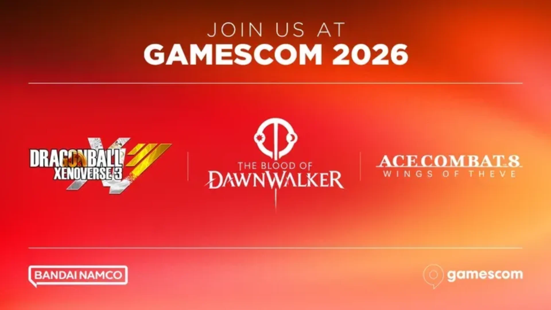 Gamescom 2026 - Bandai Namco
