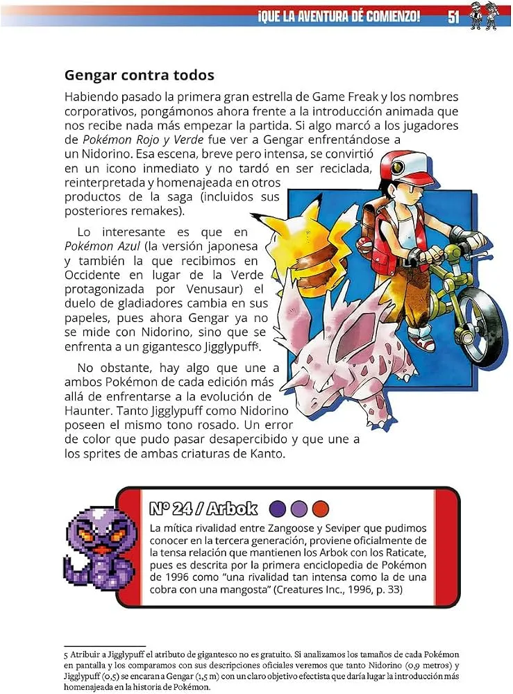1001 Curiosidades de Pokémon 1ª Generación