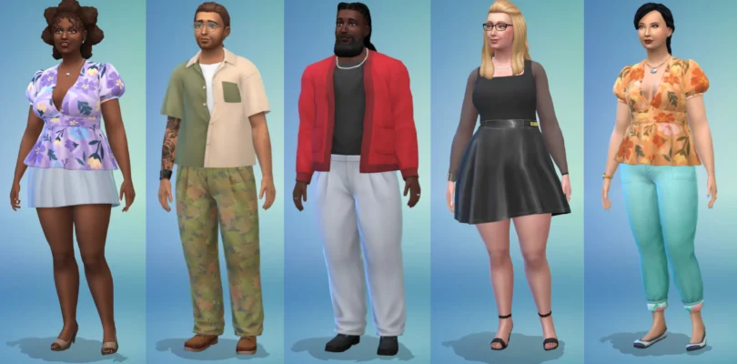 Los Sims 4 - Hair and Size Inclusive Loooks