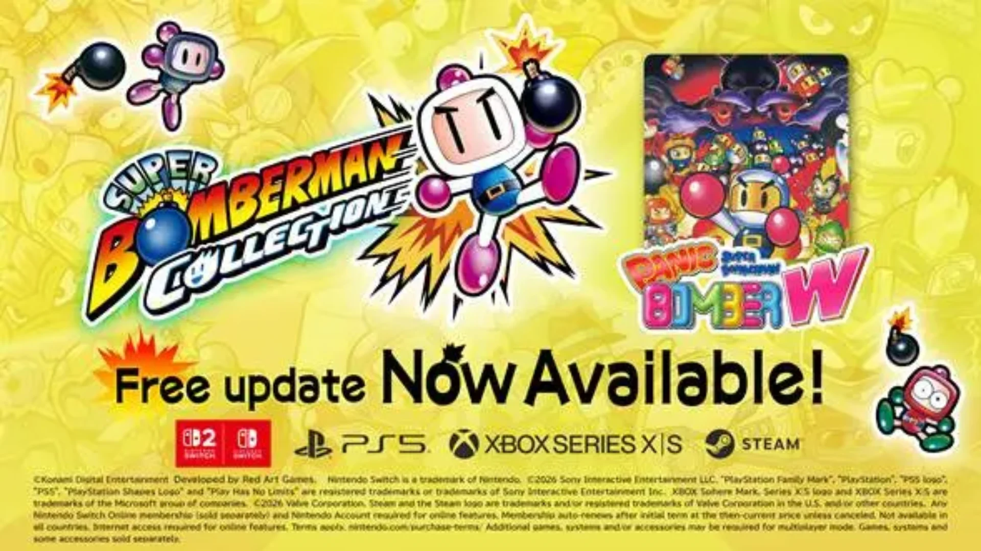Super Bomberman Colection - Panic Bomber W