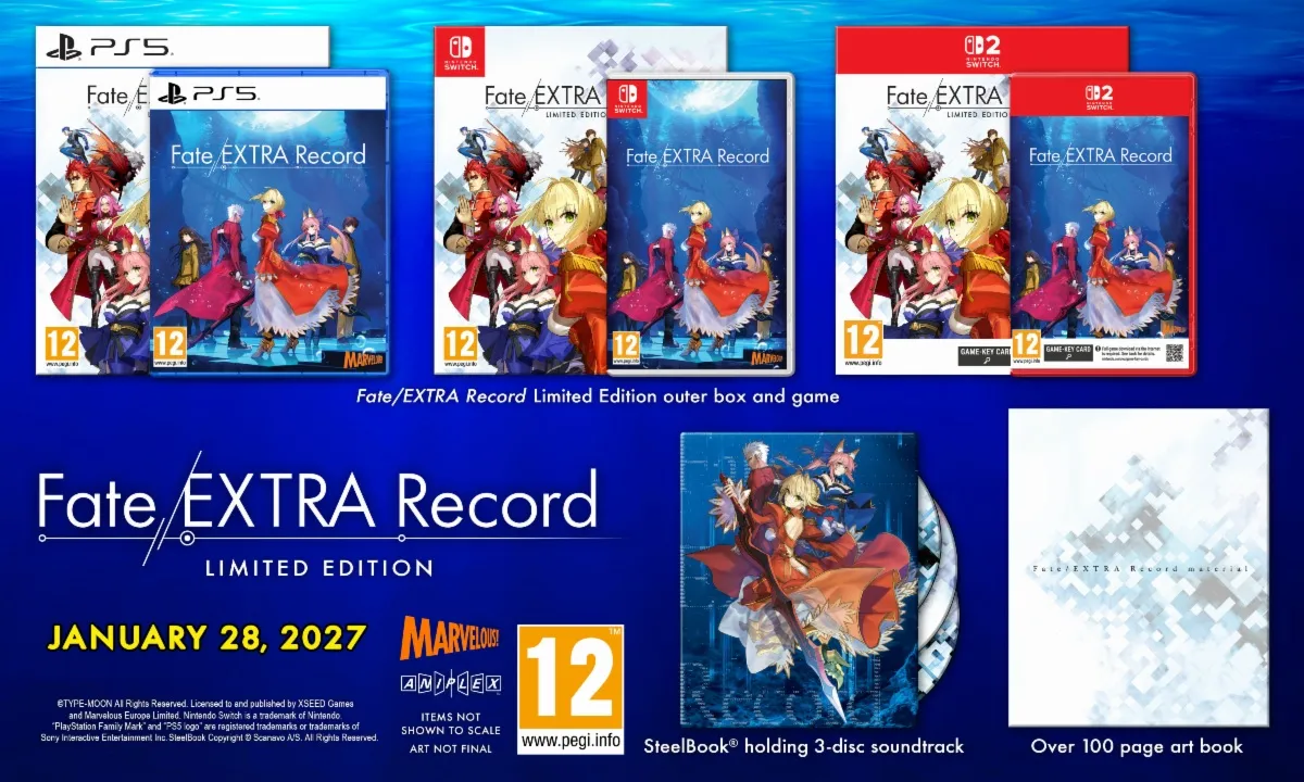 Fate/Extra Record - Ediciones físicas