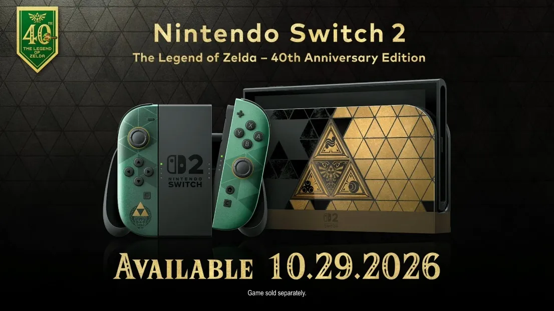 Nintendo Switch 2 - The Legend of Zelda 40th Anniversary Edition
