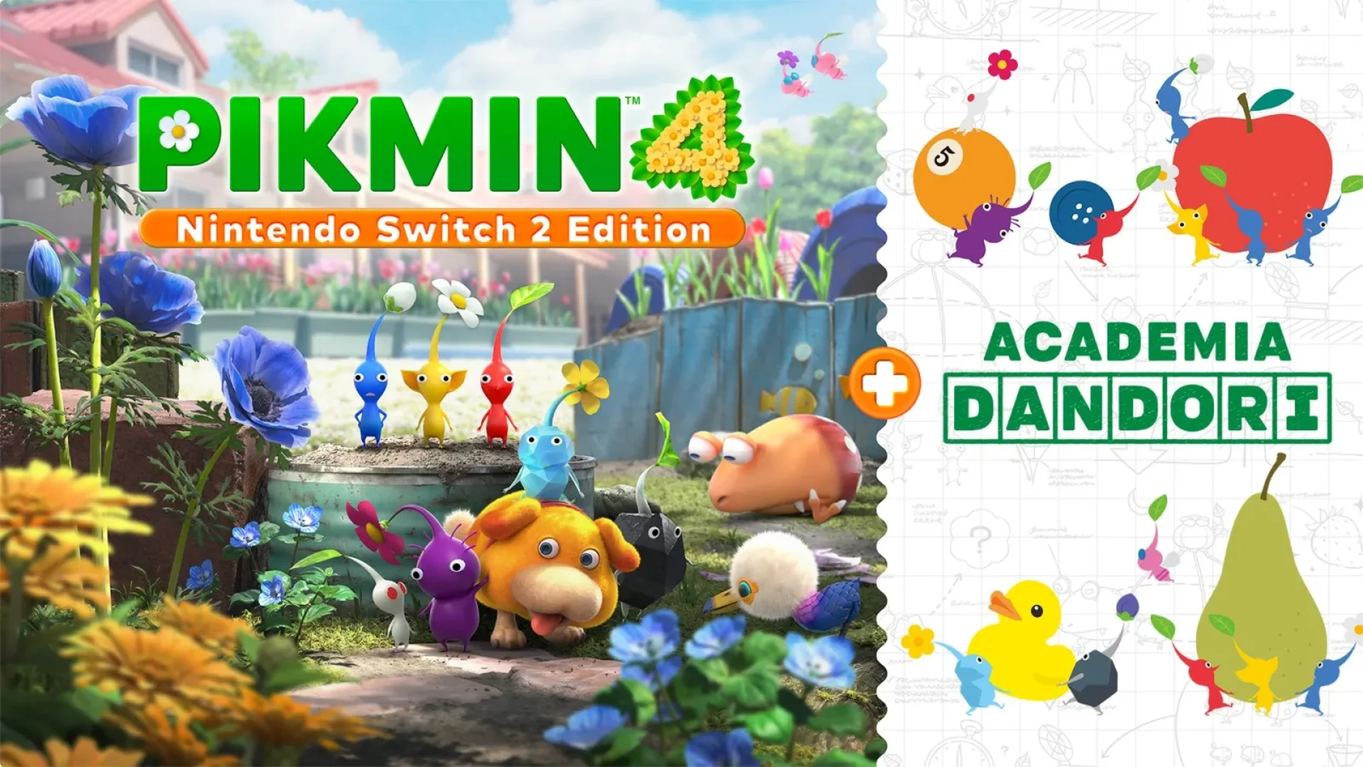 Pikmin 4 - Nintendo Switch 2 Edition + Academia Dandori